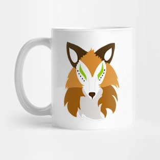 Green Eyed Fox Mug